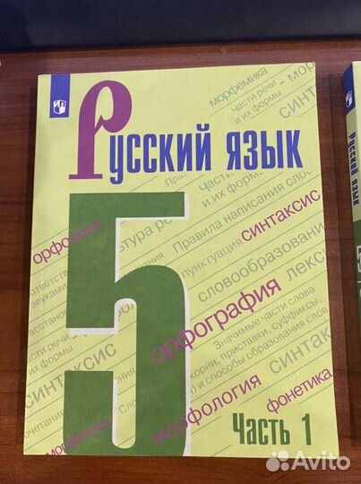 Русский язык 5 класс ч.1,2 учебник Ладыженская