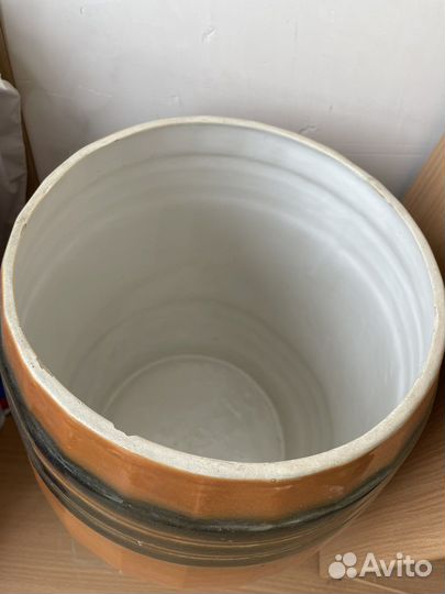Бочка керамическая большая