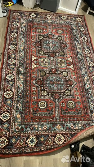 Ковер СССР шестяной красный