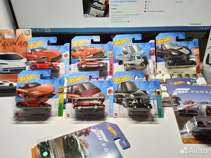 Hot Wheels и Matchbox модели автомобилей 1/64