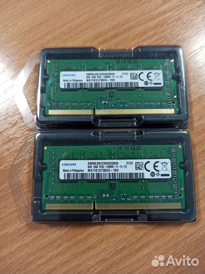 Память Samsung DDR3L 8gb Sodimm