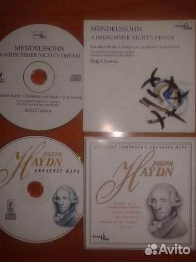 Классическая музыка.Гайдн, Мендельсон/CD