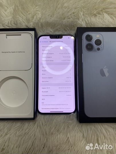 iPhone 13 Pro Max, 256 ГБ