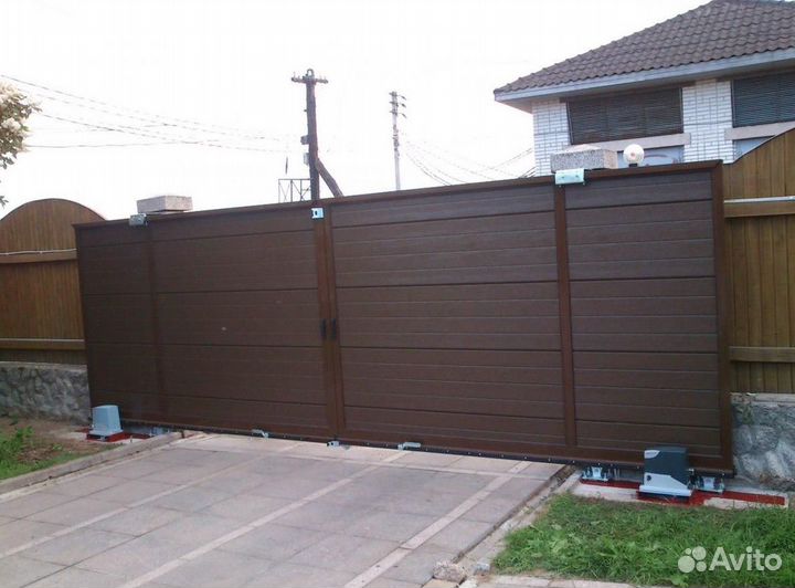 Откатные ворота под ключ от прозиводителя