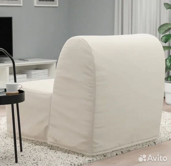 Ликселе Икеа - новый чехол на кресло, ткань Ранста