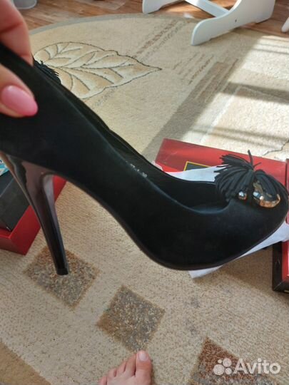 Туфли женские 39 размер черные