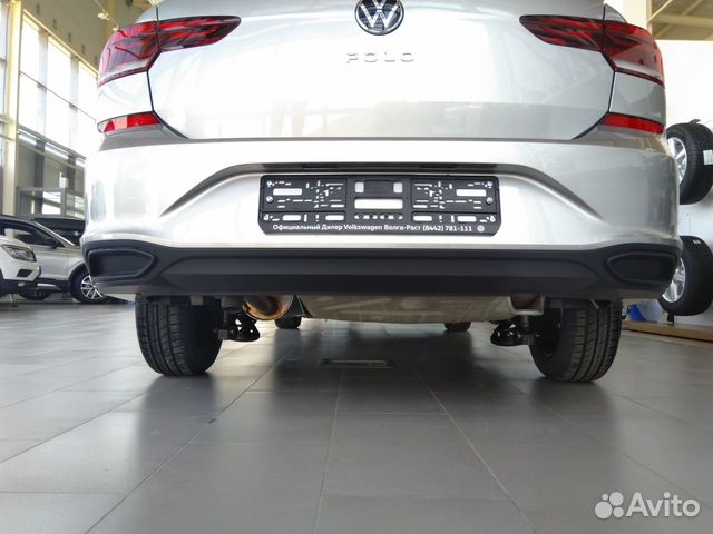 Бампер задний поло седан 2020