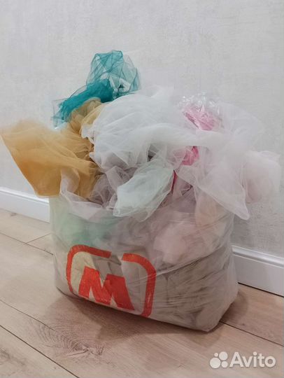 Фатин обрезки лоскуты