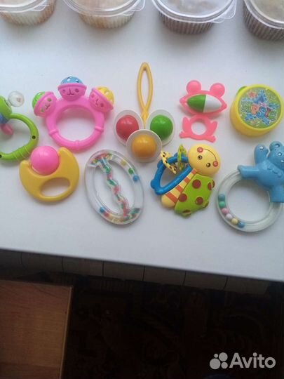 Игрушки погремушки пакетом
