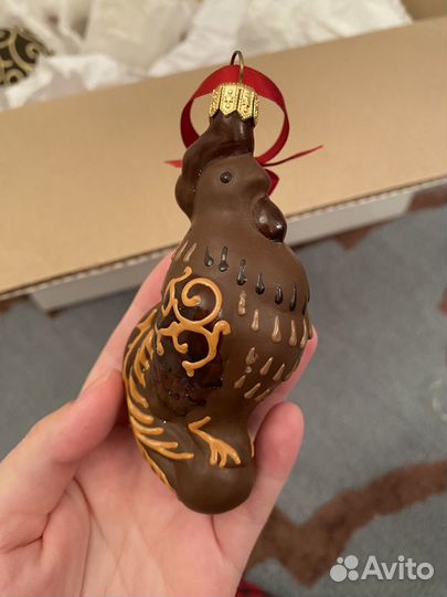 Ариель елочные игрушки шоколад стекло