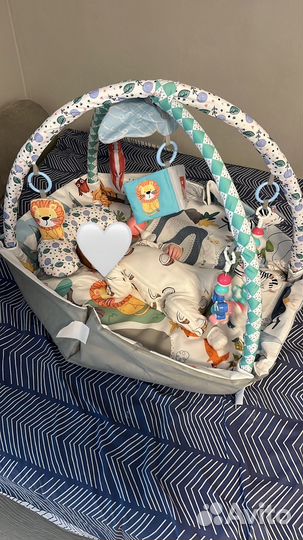 Коврик детский развивающий, игровая дуга