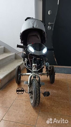 Детский электровелосипед-коляска