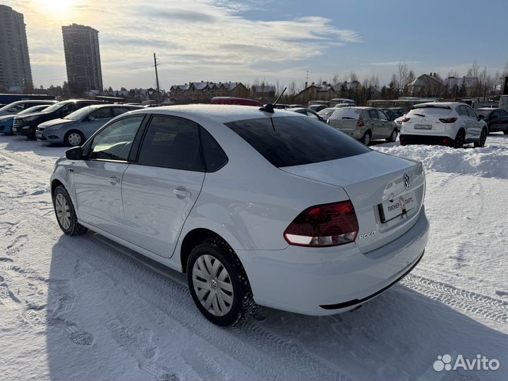 Volkswagen Polo 1.6 AT, 2019, 124 000 км