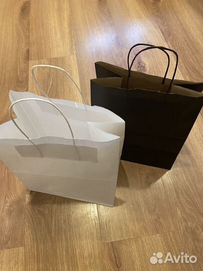 Пакеты бумажные крафт