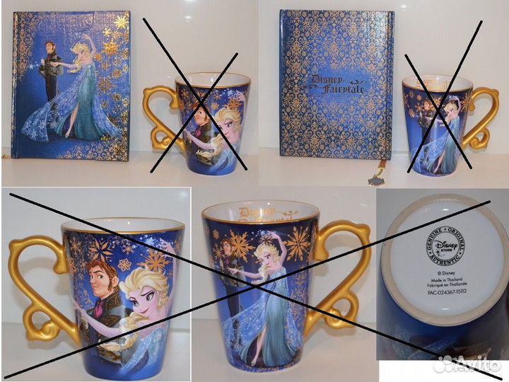 Холодное сердце Анна Эльза кружки США DisneyStore
