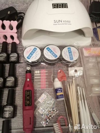 Новый набор для маникюра и наращивания
