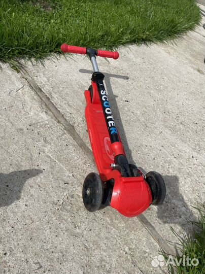 Самокат складной детский трехколесный бу