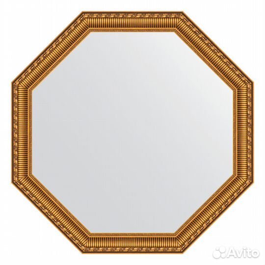Зеркало настенное Octagon evoform в багетной раме