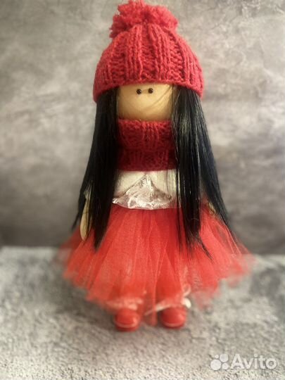 Интерьерная текстильная кукла ручной работы