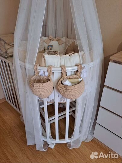 Корзинка на кроватку