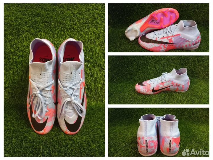 Футбольные бутсы nike air zoom
