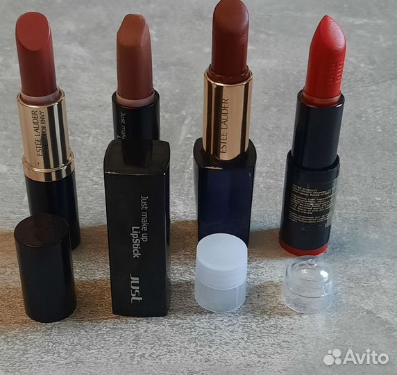 Помада estee lauder, givenchy, пудра, хайлайтер