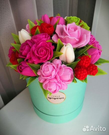 Букет из мыла