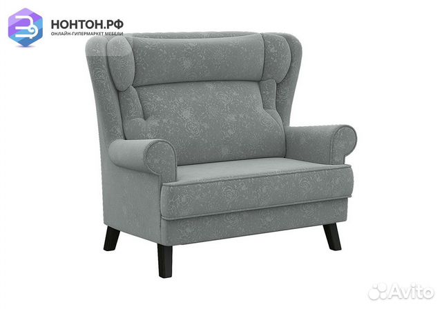 Диван Комфорт-2 светло-серый