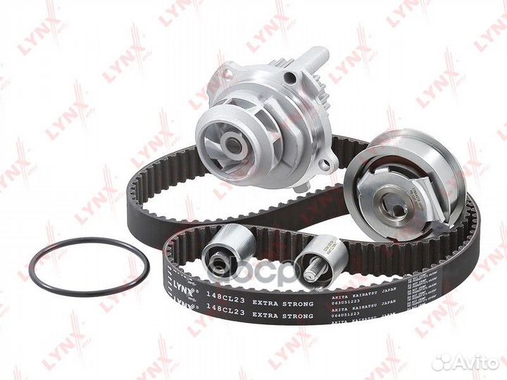 Комплект ремня грм с водяным насосом skoda octa