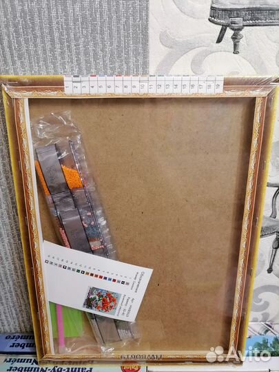 Алмазная мозаика вышивка Цветы 30х40 см