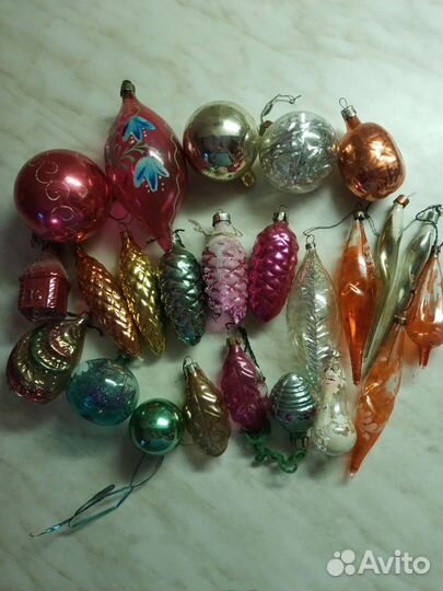 Елочные игрушки СССР