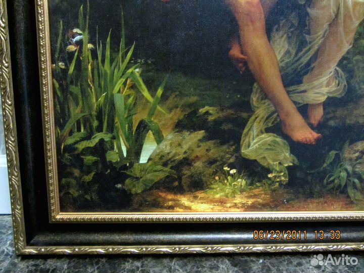 Картины на холсте, парная экспозиция, 19 век