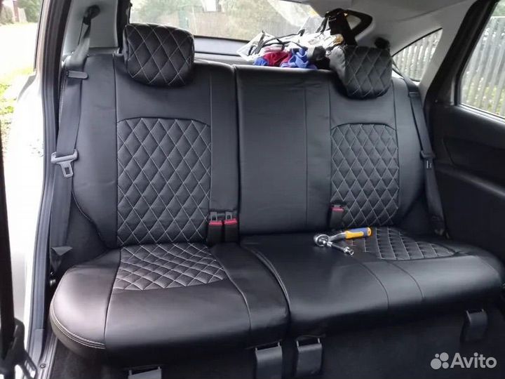 Чехлы на сиденья экокожа Рио 3 2011-2017г