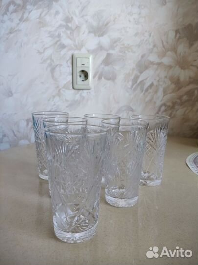 Стопки, стаканы, вазы