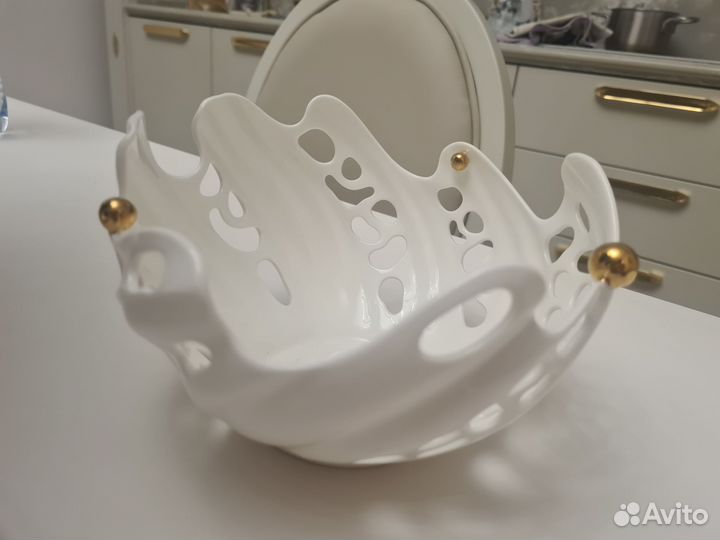 Ваза фарфор, авторская ручная работа