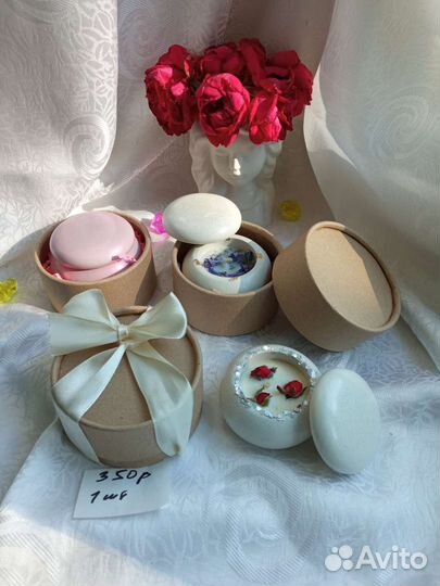 Ароматическая свеча ручной работы