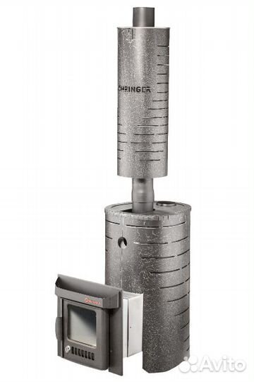 Дровяная банная печь «Ферингер» Мини в кожухе