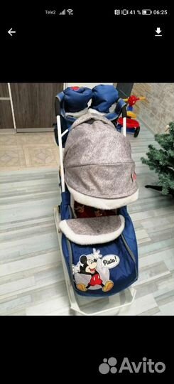 Коляска санки