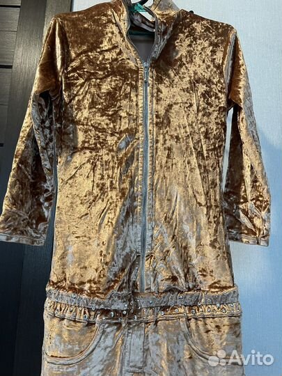 Комбинезон бархатный