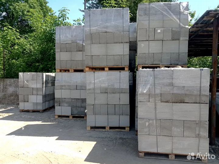 Газоблок. Газобетонные блоки 375х200х600