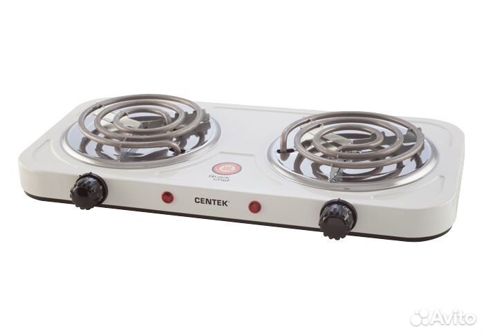 Плитка электрическая Centek CT-1509 (белая) 2конфо