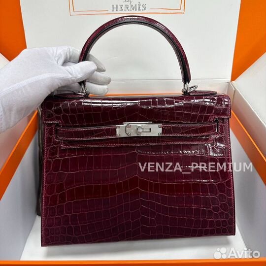 Сумка Hermes Kelly 28 Croco