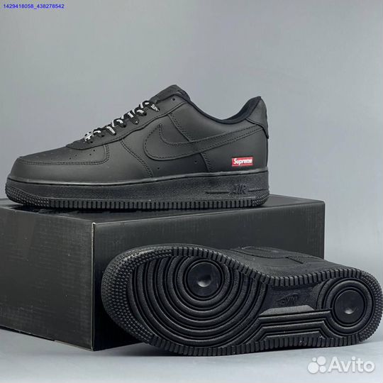 Кроссовки Nike Air Force 1 Low & Supreme (Арт.83643)