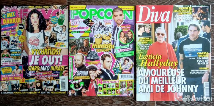 Журналы Молоток, Bravo, Popcorn, Hello, ок