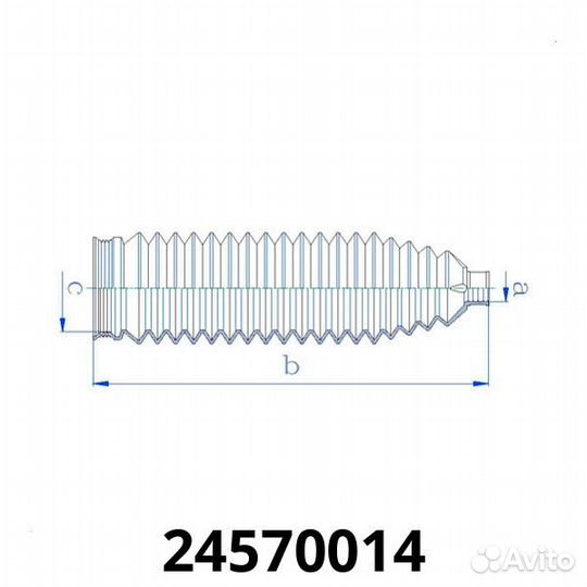 Пыльник (16*190*49) opel, audi A3 (8L1) S3 (8L), TT (8N3), (8N9), Chevrolet Cruze, Opel Astra J, Sea