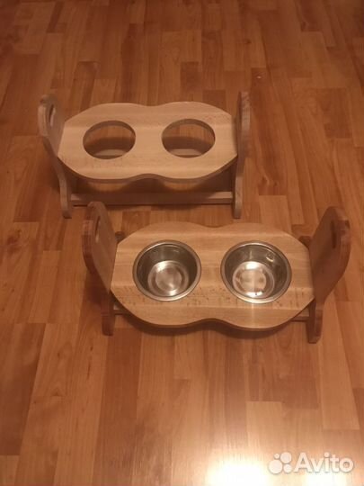 Подставка для собачьих мисок