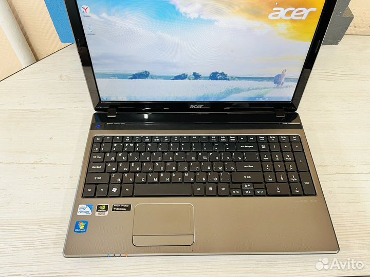Мощный ноутбук Acer core i3 6gb nvidia