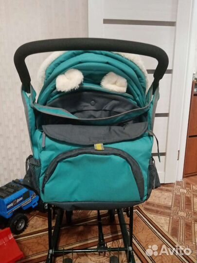 Детские санки коляска ника