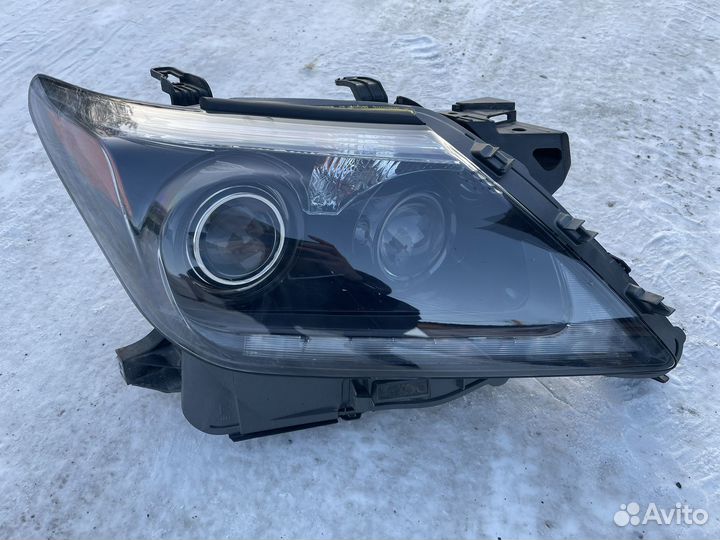 Фары Lexus LX 570, бегающий повтор, черные