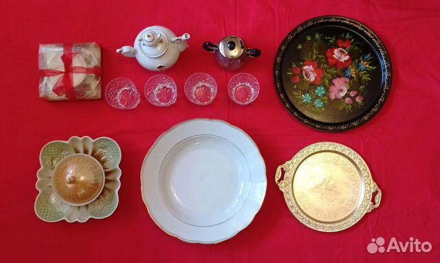 Посуда и предметы быта СССР Фарфор Хрусталь